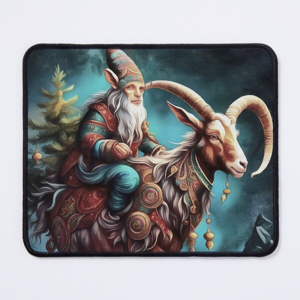 Item preview, Julbocken Yule Goat And Tomte Scandinavian Mythology designed and sold by taiche.