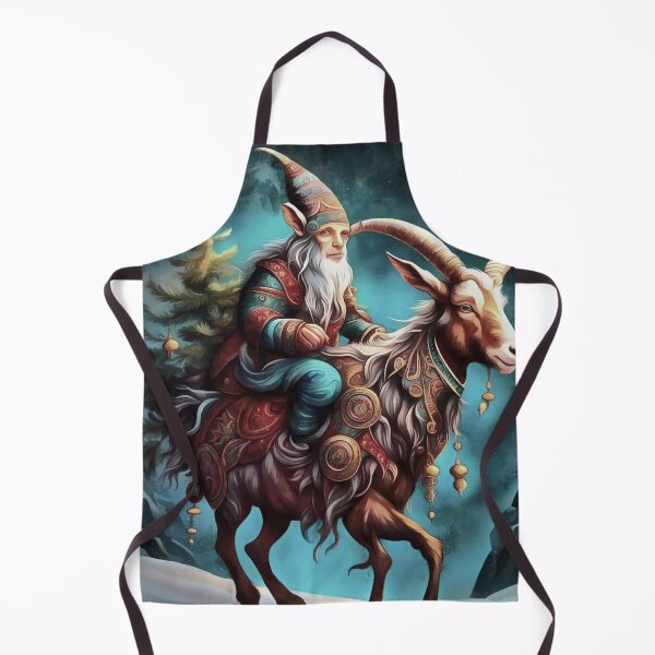 Item preview, Julbocken Yule Goat And Tomte Scandinavian Mythology designed and sold by taiche.