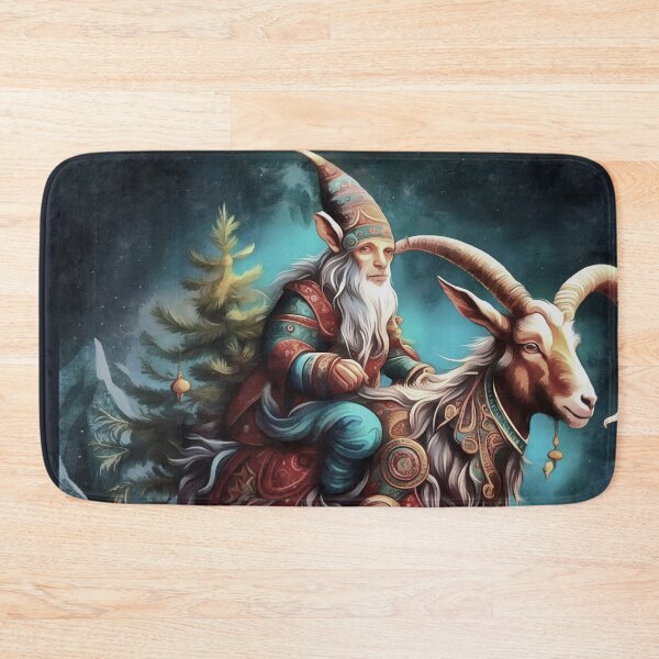 Item preview, Julbocken Yule Goat And Tomte Scandinavian Mythology  designed and sold by taiche.
