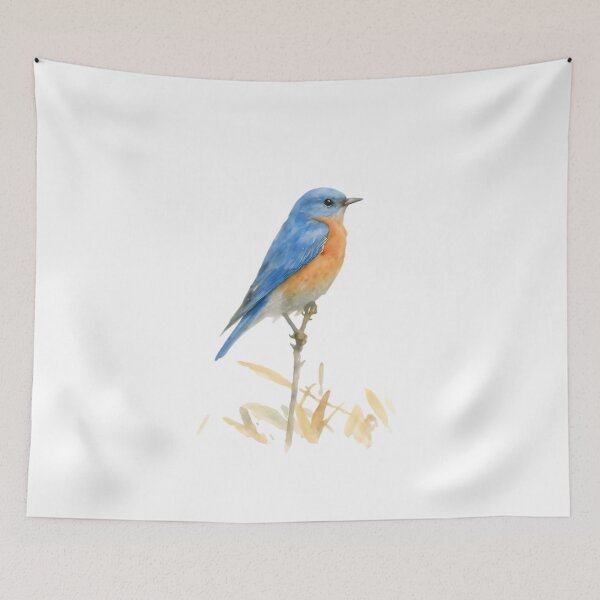 Item preview, Western Bluebird (Sialia mexicana) designed and sold by HOMETOWN86.