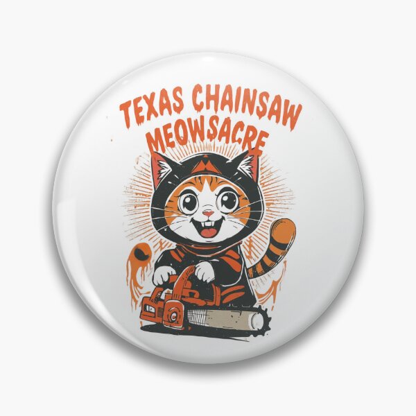 Item preview, Texas Chainsaw Meowsacre Horror Kitty designed and sold by chriswils.