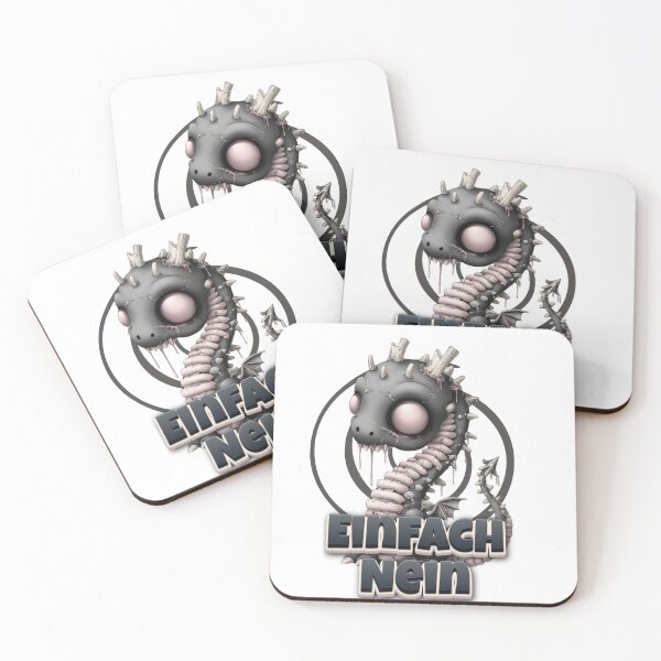 Item preview, Simply No – Dark Cute Monster Design designed and sold by Ruhrpott-Design.