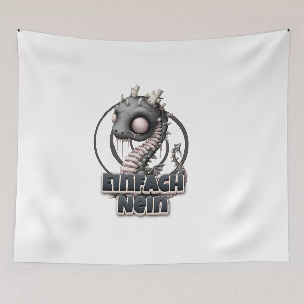Item preview, Simply No – Dark Cute Monster Design designed and sold by Ruhrpott-Design.