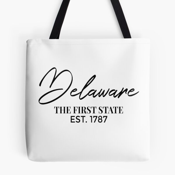 Item preview, Delaware The First State Shirt – Minimalist Travel Gift for Her or Him, Delaware State Pride Sweatshirt – Cozy East Coast Gift Idea, Minimalist Delaware Sticker – USA Travel Lover Gift designed and sold by Noe Mill.