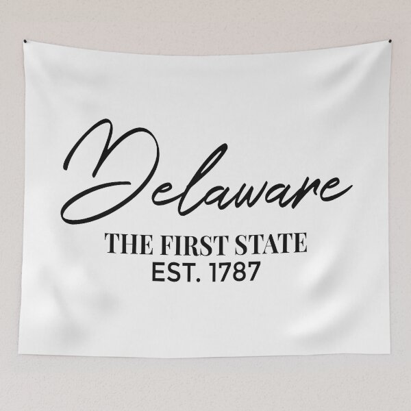 Item preview, Delaware The First State Shirt – Minimalist Travel Gift for Her or Him, Delaware State Pride Sweatshirt – Cozy East Coast Gift Idea, Minimalist Delaware Sticker – USA Travel Lover Gift designed and sold by Noe Mill.