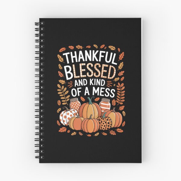 Item preview, Thankful Blessed Thanksgiving Pumpkin designed and sold by DoorwayThreads.