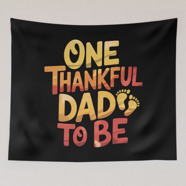 Item preview, Thankful Dad To Be Thanksgiving Pregnancy Announcement designed and sold by DoorwayThreads.