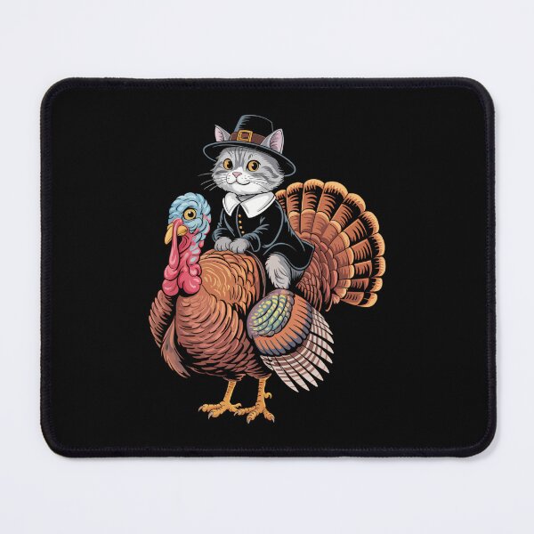 Item preview, Thanksgiving Cat Thanksgiving Turkey designed and sold by DoorwayThreads.