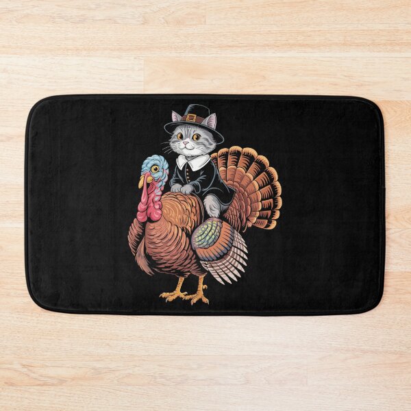 Item preview, Thanksgiving Cat Thanksgiving Turkey designed and sold by DoorwayThreads.