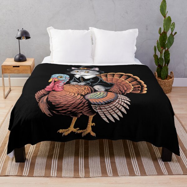 Item preview, Thanksgiving Cat Thanksgiving Turkey designed and sold by DoorwayThreads.