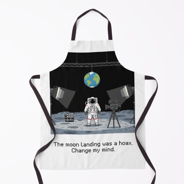 Item preview, The moon landing was a hoax designed and sold by Funktastic Designs.