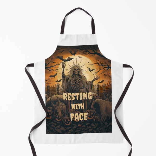 Item preview, Resting With Face Halloween T-Shirt | Funny Skeleton Grim Reaper Design | Spooky Horror Tee for Halloween Lovers designed and sold by SassyArtist9006.
