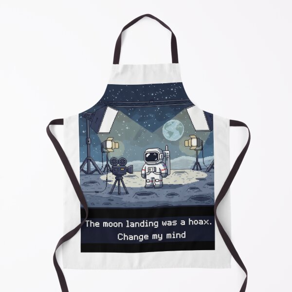 Item preview, The moon landing was a hoax designed and sold by Funktastic Designs.