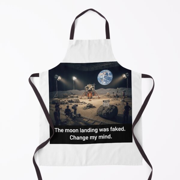 Item preview, The moon landing was faked designed and sold by Funktastic Designs.
