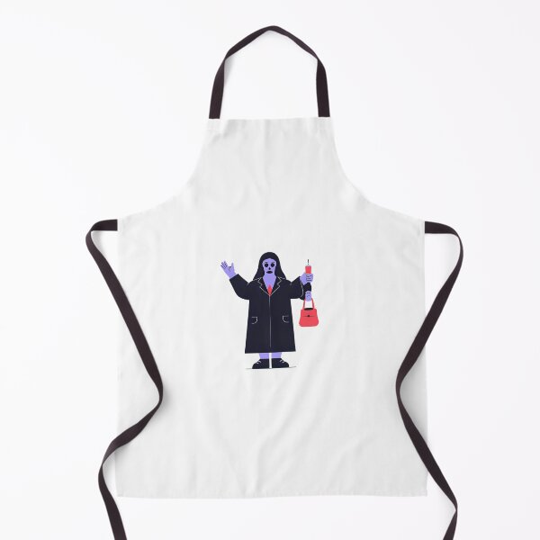 Item preview, Creepy Halloween Horror Sticker | Scary Lady Ghost with Red Bag | Spooky Cute Sticker for Halloween Fans designed and sold by SassyArtist9006.