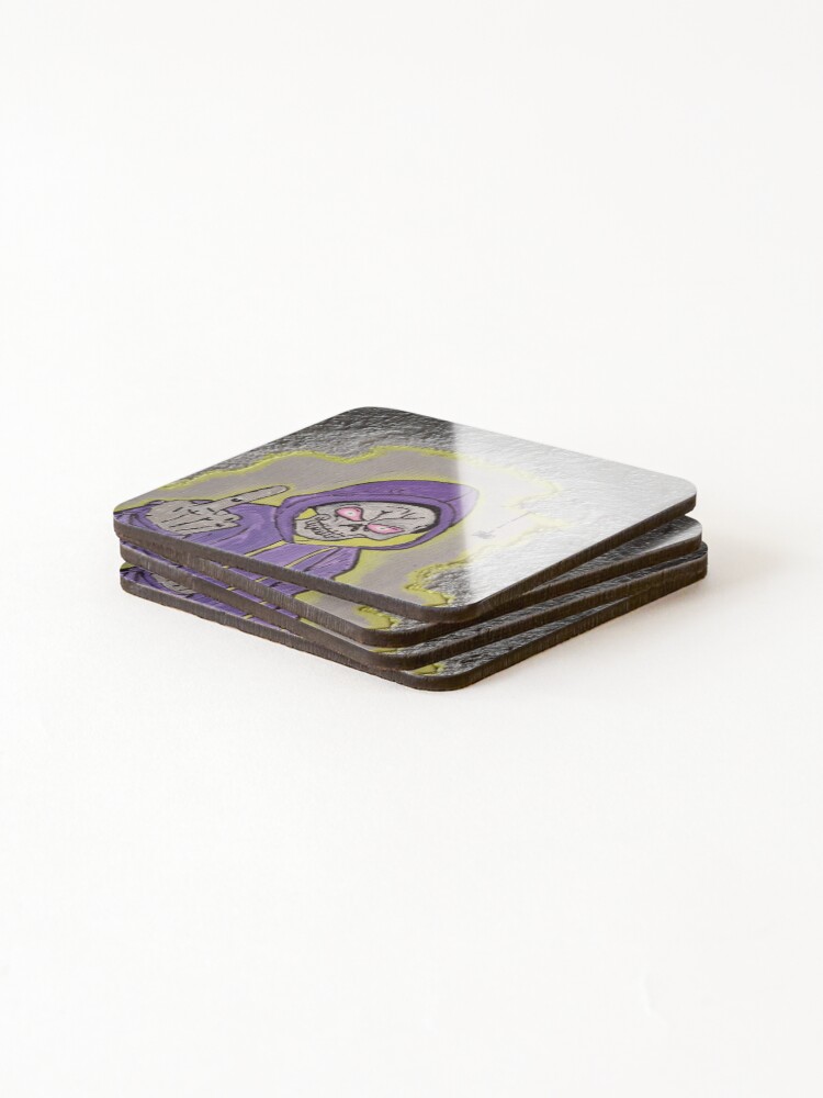 Thumbnail 4 of 5, Coasters (Set of 4), Deadman designed and sold by Rohrhirsch.
