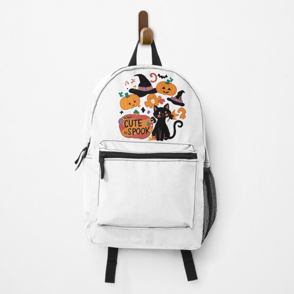 Item preview, Too Cute to Spook Halloween Sticker – Kawaii Pumpkin & Black Cat Art | Perfect for Laptops, Journals & Planners | Adorable Fall Decor | Halloween Horror designed and sold by SassyArtist9006.
