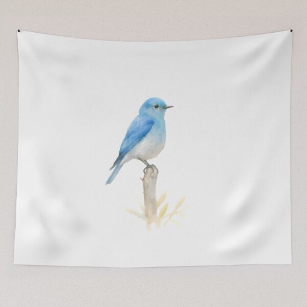 Item preview, Mountain Bluebird (Sialia currucoides) designed and sold by HOMETOWN86.