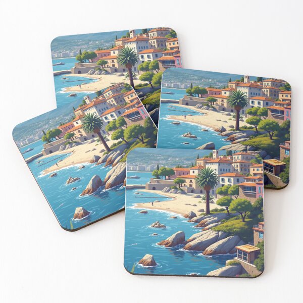 Item preview, Antibes Travel Poster, Perfect Gift for Travel Enthusiasts, Vintage Style Wall Art, France art for home decor, Antibes print. Sticker designed and sold by Thegalleryshop1.