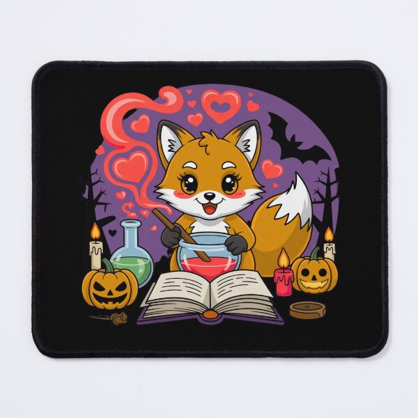 Item preview, Love Potion Fox | Cute Kawaii Fox Mixing Magic Potions Halloween Design designed and sold by ColorSplash123.