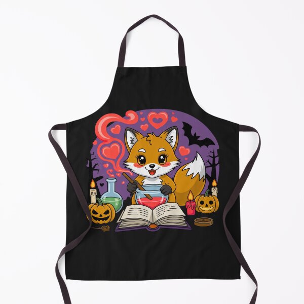 Item preview, Love Potion Fox | Cute Kawaii Fox Mixing Magic Potions Halloween Design designed and sold by ColorSplash123.