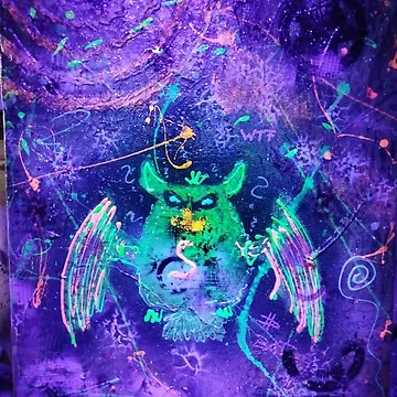 Artwork thumbnail, bat by MiRo Allgäu Art Design