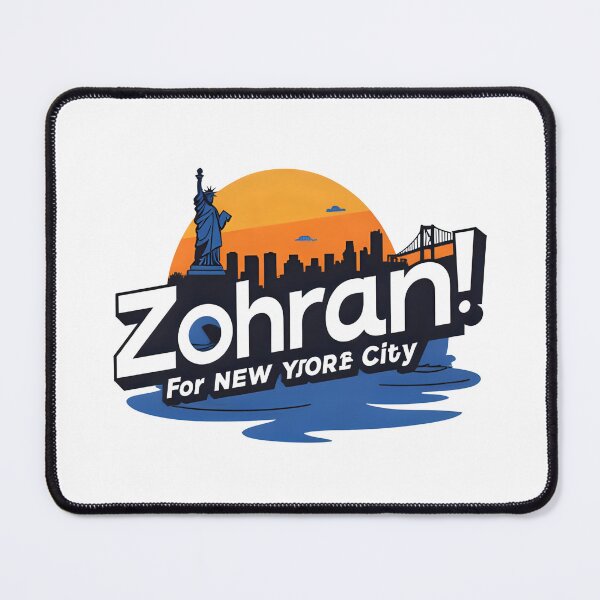 Item preview, Zohran for New York City Sticker – Support Progressive Leadership in NYC | Bold Skyline Design designed and sold by SassyArtist9006.