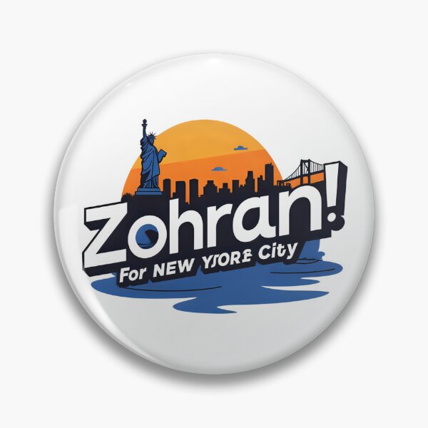 Item preview, Zohran for New York City Sticker – Support Progressive Leadership in NYC | Bold Skyline Design designed and sold by SassyArtist9006.