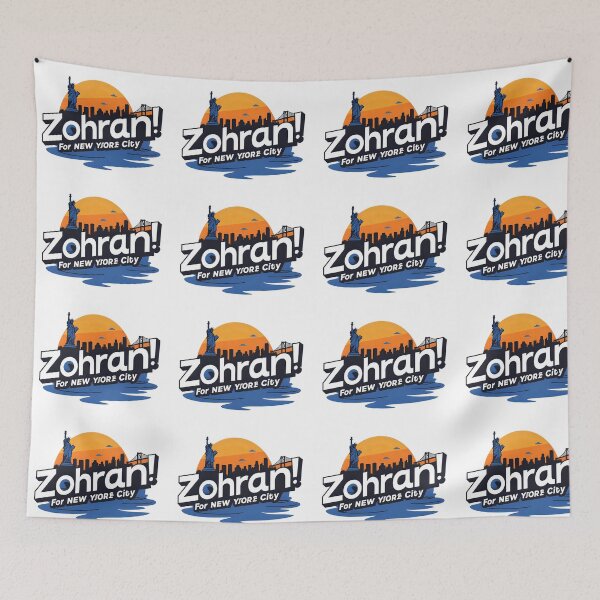 Item preview, Zohran for New York City Sticker – Support Progressive Leadership in NYC | Bold Skyline Design designed and sold by SassyArtist9006.
