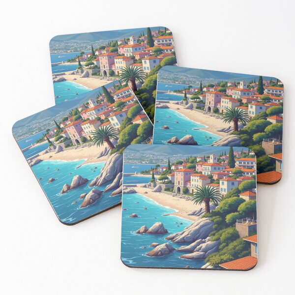 Item preview, Antibes Travel Poster, Perfect Gift for Travel Enthusiasts, Vintage Style Wall Art, France art for home decor, Antibes print. Sticker designed and sold by Thegalleryshop1.