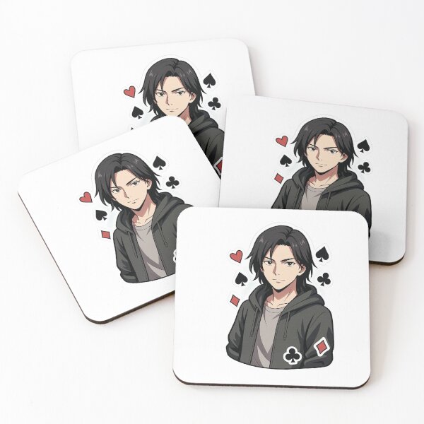 Item preview, Alice in Borderland Anime Sticker – Cool Hoodie Character with Playing Card Vibes designed and sold by SassyArtist9006.