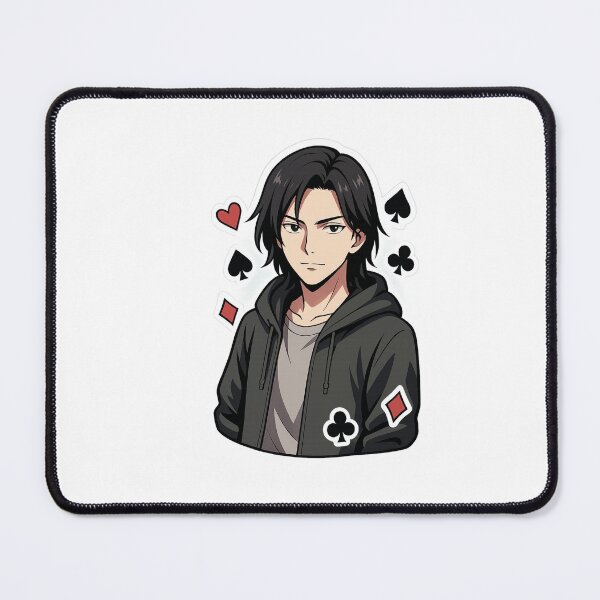 Item preview, Alice in Borderland Anime Sticker – Cool Hoodie Character with Playing Card Vibes designed and sold by SassyArtist9006.