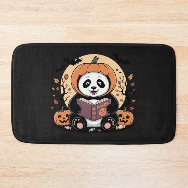 Item preview, Pumpkin Panda Reader | Cute Chubby Panda Reading Book Halloween Design designed and sold by ColorSplash123.