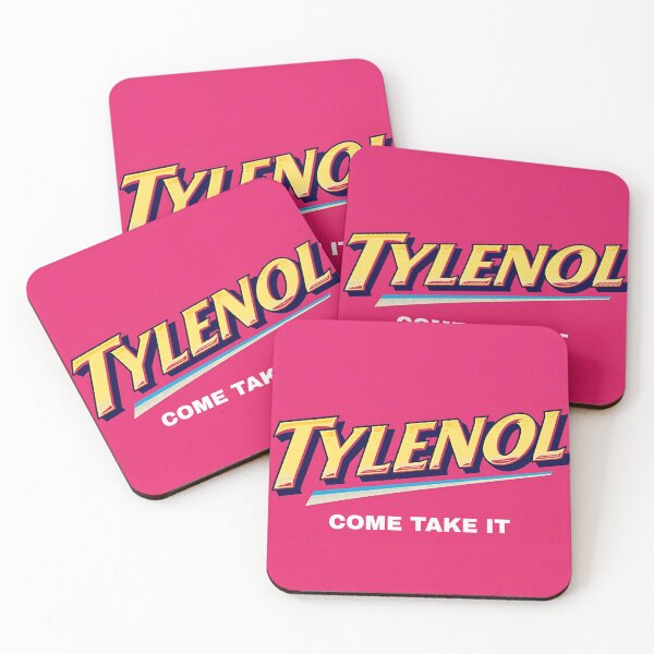Item preview, Funny Parody Clock | Tylenol “Come Take It” Bold Statement Wall Clock designed and sold by SassyArtist9006.