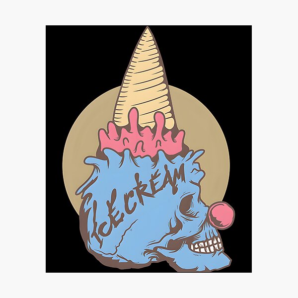 Item preview, Ice Cream Skull designed and sold by siadatnickzu.