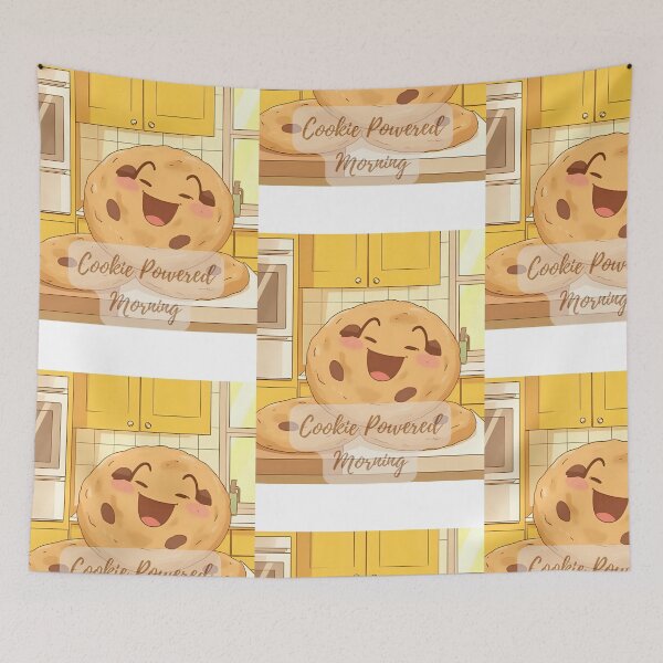 Item preview, Cookie Powered Morning | Cute Funny Cookie Lover T-Shirt designed and sold by SassyArtist9006.