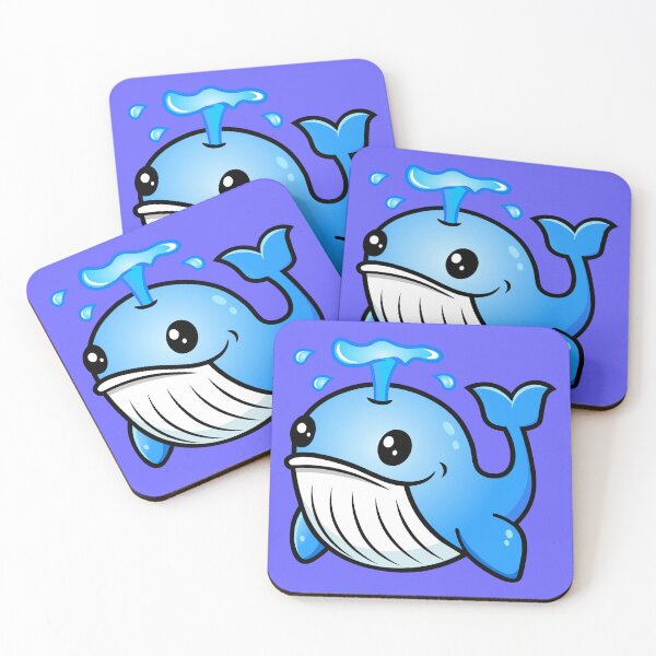 Item preview, Chibi Whale - Cute Kawaii Ocean Vibe designed and sold by criptart.