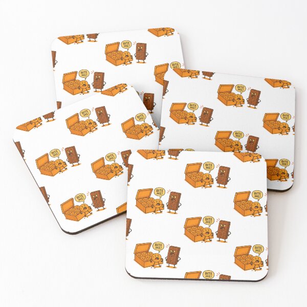 Item preview, Bite Me! Funny Cookie vs Chocolate Comic Design designed and sold by CanvasFox.