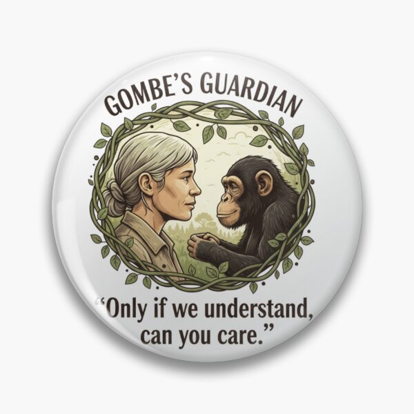 Item preview, GOMBE'S GUARDIAN: Understand, Then Care (Jane Goodall) designed and sold by CadDesignerr.