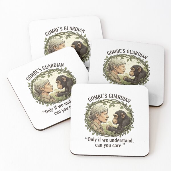 Item preview, GOMBE'S GUARDIAN: Understand, Then Care (Jane Goodall) designed and sold by CadDesignerr.