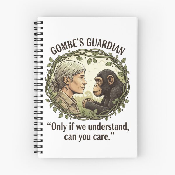 Item preview, GOMBE'S GUARDIAN: Understand, Then Care (Jane Goodall) designed and sold by CadDesignerr.