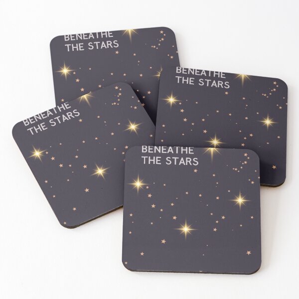 Item preview, Beneath The Stars – Night Sky & Golden Starry Poster Picture Design designed and sold by SassyArtist9006.