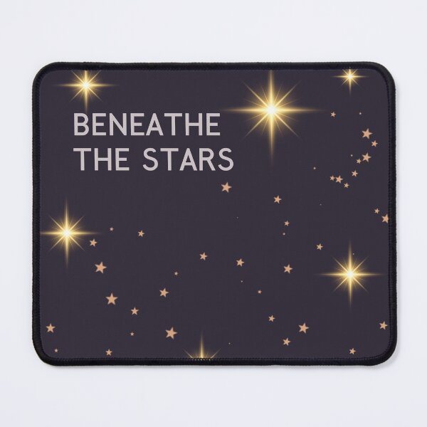Item preview, Beneath The Stars – Night Sky & Golden Starry Poster Picture Design designed and sold by SassyArtist9006.