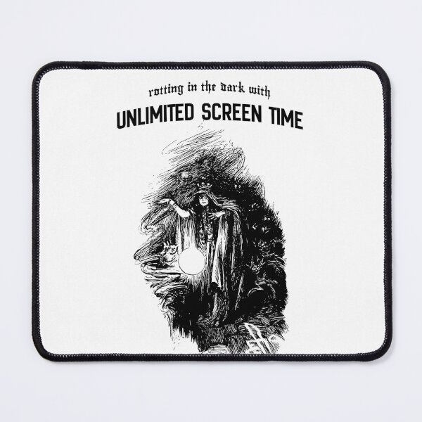 Item preview, rotting in the dark with unlimited screen time designed and sold by SunRei Studios.