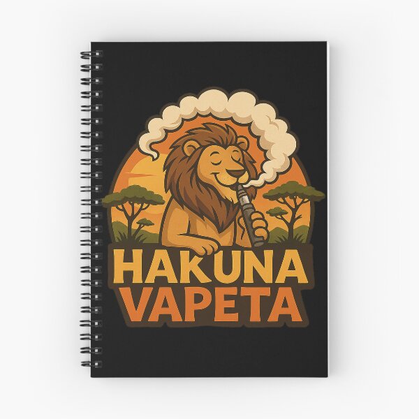 Item preview, Hakuna Vapeta – Funny Lion Vape Safari Design designed and sold by House of Taste Vape Designs.