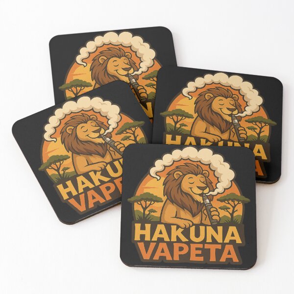 Item preview, Hakuna Vapeta – Funny Lion Vape Safari Design designed and sold by House of Taste Designs.