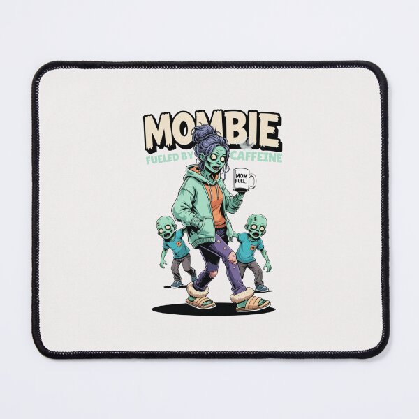 Item preview, Mombie Fueled by Caffeine | Funny Zombie Mom Halloween Gift for New Parents designed and sold by wellie-chic.