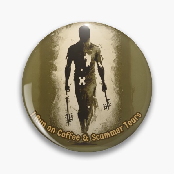 Item preview, I Run on Coffee & Scammer Tears designed and sold by Merch-Lion.