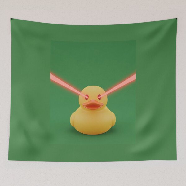 Item preview, Rubber Duck with Laser Eyes designed and sold by NeonDrip506.