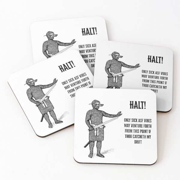 Item preview, HALT! Only sick asf vibes designed and sold by SunRei Studios.
